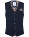 Seersucker Waistcoat - Navy